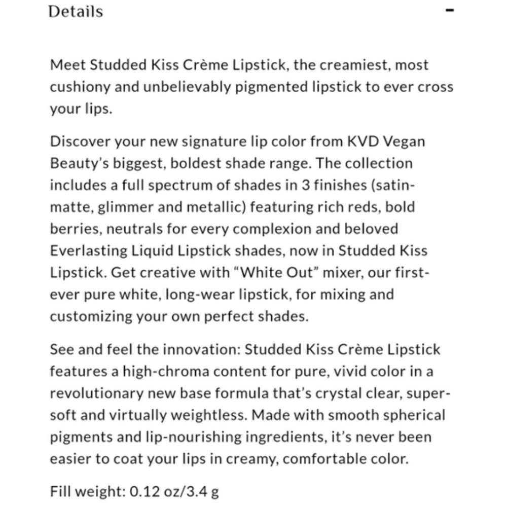 SOLD! 🆕"BowNArrow"Kat Von D Everlasting Lipstick - Picture 7 of 11